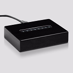 Black Piano Finish Lighted Rectangle Base 9